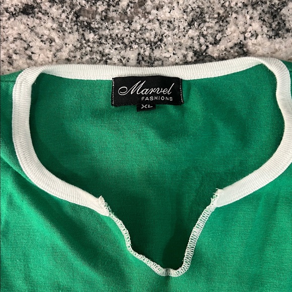 Irish Green Long Sleeve Women’s Top - Picture 2 of 5